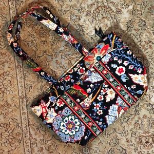 VERA BRADLEY Versailles Tote Floral Paisley Packable Quilted ZipperTop $129 NEW